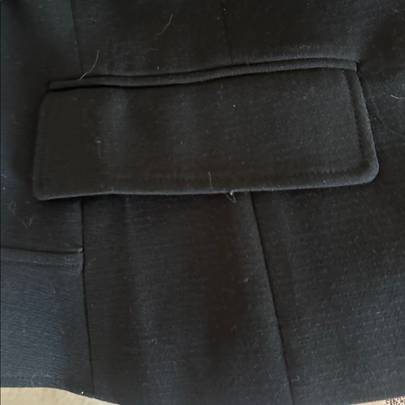 Calvin Klein Black Double-Breasted Pea Coat - Picture 6 of 9